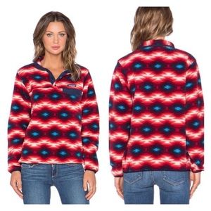 PATAGONIA Synchilla Wild Desert RARE Snap-T Fleece Western Aztec Small s